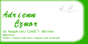 adrienn czmor business card